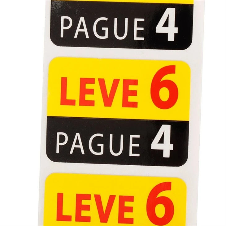 Safety Alert Label high quality